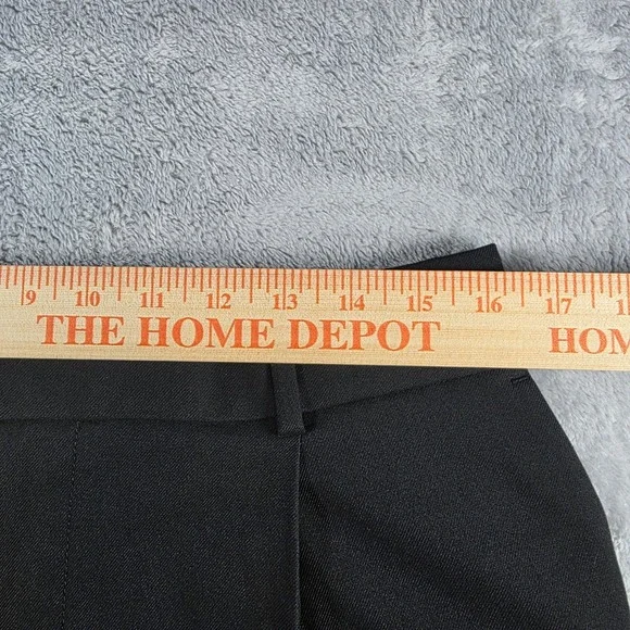 Madewell Women 14 Slouchy Black Trousers Pleated Wide Leg Brushed Twill - Picture 4 of 13